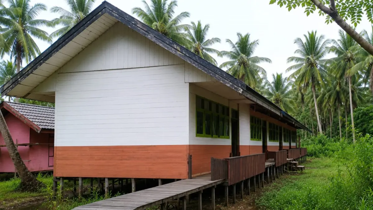 MINIM SISWA: Kondisi SDN Penyolongan, Kecamatan Kusan Hilir, Kabupaten Tanah Bumbu. Pada pelaksanaan SPMB Tahun Ajaran 2026/2027, sekolah tersebut hanya menerima dua siswa baru akibat terbatasnya jumlah anak usia sekolah di wilayah setempat.