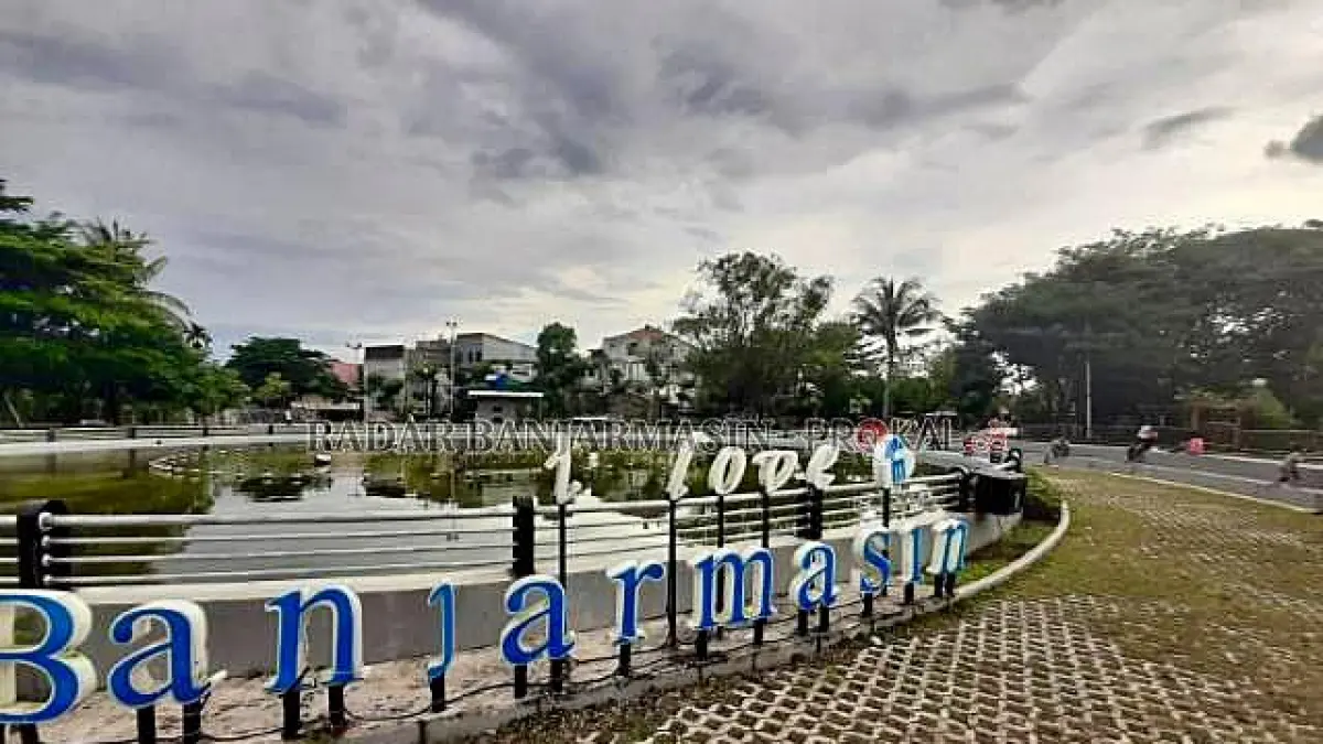 IDENTITAS: &nbsp;RTH Kamboja diproyeksikan berganti identitas menjadi Alun-Alun Kota Banjarmasin tanpa menghilangkan fungsi ruang terbuka hijau. (Foto:Dok Radar Banjarmasin)