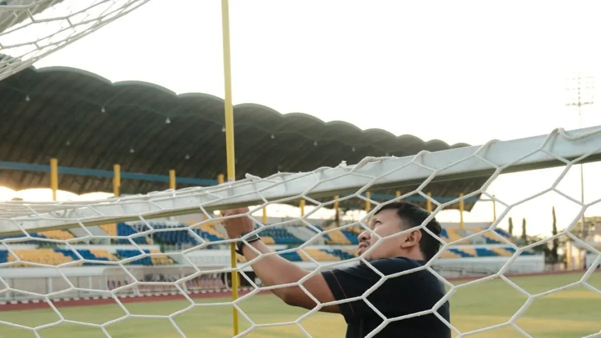 Tim inspeksi ILeague melakukan peninjauan Stadion 17 Mei Banjarmasin, Rabu (8/7/2026). Stadion kebanggaan warga Banjarmasin ini dinyatakan layak menjadi homebase PS Barito Putera dalam Pegadaian Championship 2026/2027 dengan beberapa catatan teknis yang harus diselesaikan sebelum kompetisi dimulai.(M Idris Jian Sidik)