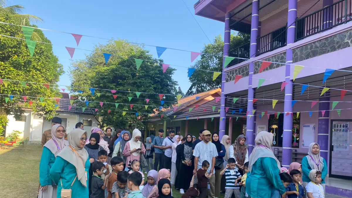 MPLS: Suasana MPLS Ramah Anak di TKN Idaman Banjarbaru (Sheilla/ Radar Banjarmasin)