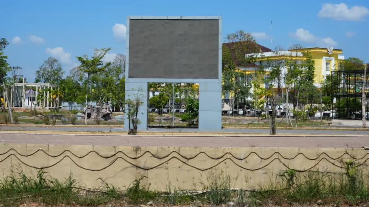 VIDEOTRON: Area Rantau Baru akan dijadikan lokasi nobar semifinal Piala Dunia.