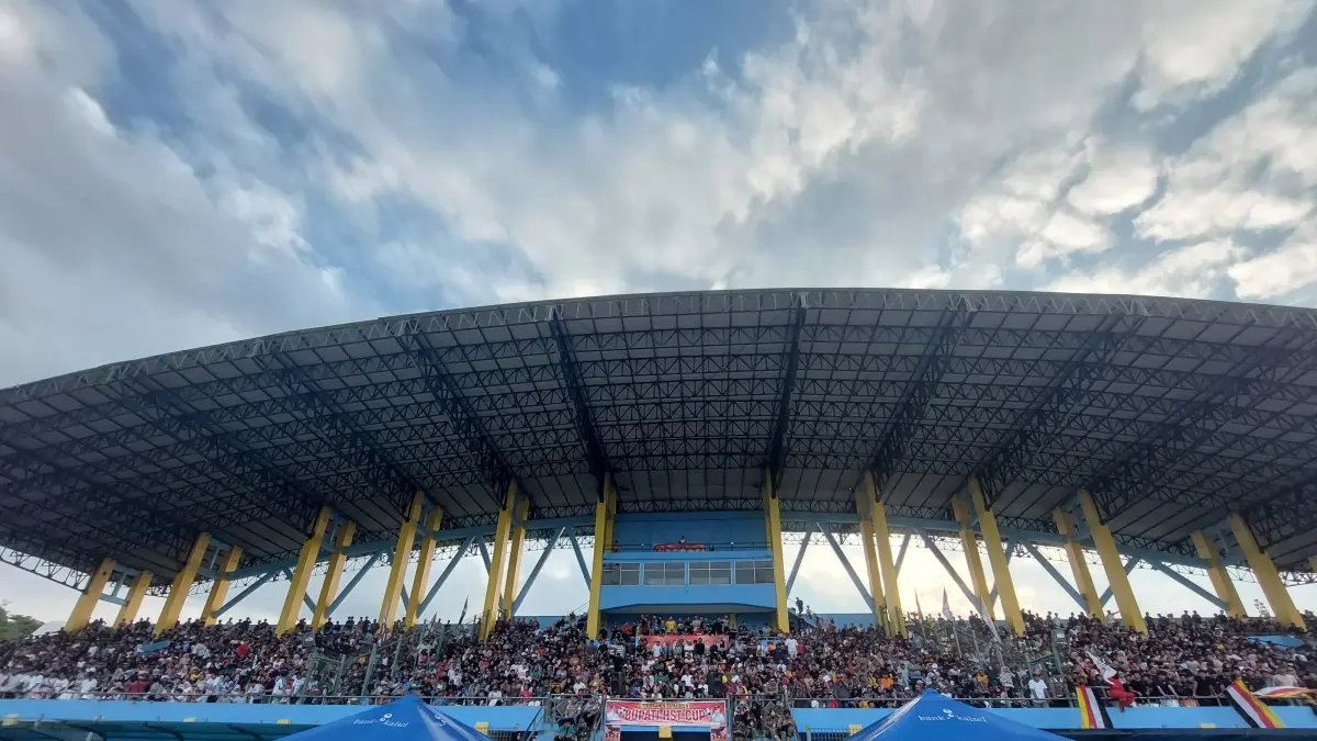 KABAR BAIK: Pemerintah HST berencana meningkatkan fasilitas olahraga di Stadion Murakata Barabai. (Foto: Jamaluddin/Radar Banjarmasin)