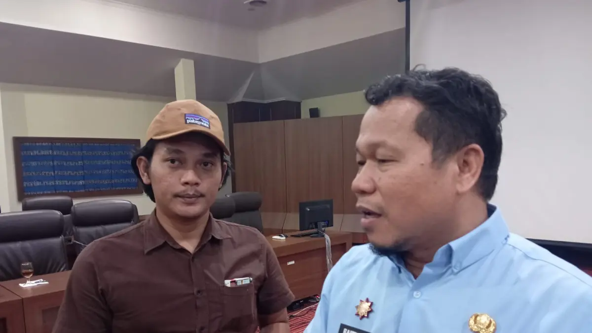 PILKADES: Kepala Dinas PMD Tapin Rahmadi menjelaskan terkait aturan kampanye pada Pilkades. (Foto: Rasidi Fadli)&nbsp;