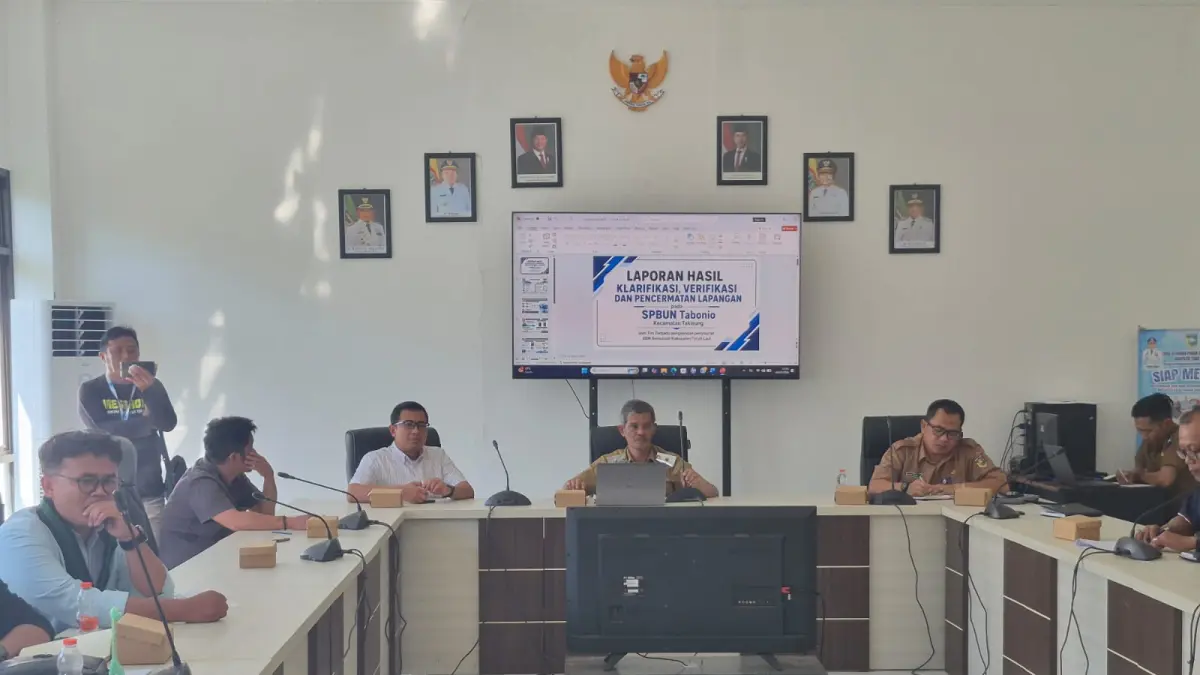 DKPP Tala menggelar rapat koordinasi terkait distribusi solar nelayan. (DKPP Tala)