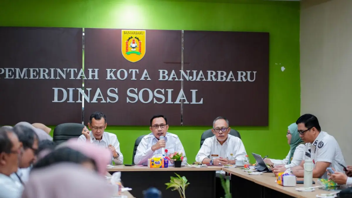RAPAT: Pemko Banjarbaru bersama Kemensos RI kebut kesiapan teknis jelang pelaksanaan MPLS (PROKOPIM UNTUK RADAR BANJARMASIN)