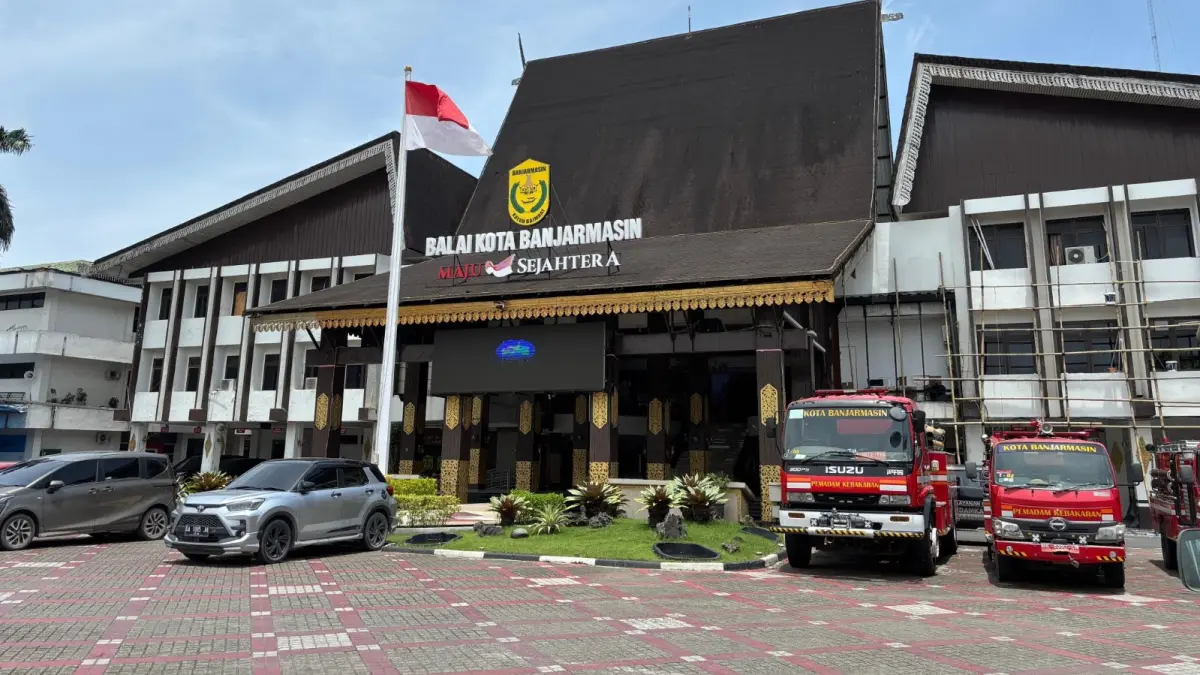 Sekretariat Daerah Kota Banjarmasin, di Jalan RE Martadinata. (Foto: Zulvan Rahmatan/Radar Banjarmasin)