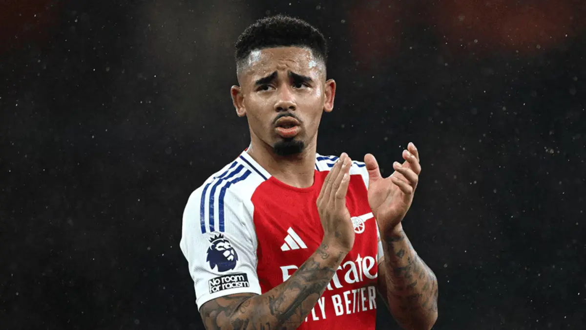 SIAP DIJUAL: Arsenal siap melepas Gabriel Jesus pada bursa transfer musim panas. AC Milan, Juventus hingga Fenerbahce dikabarkan bersaing merekrut striker Brasil itu.&nbsp;
(Dok Arsenal FC)