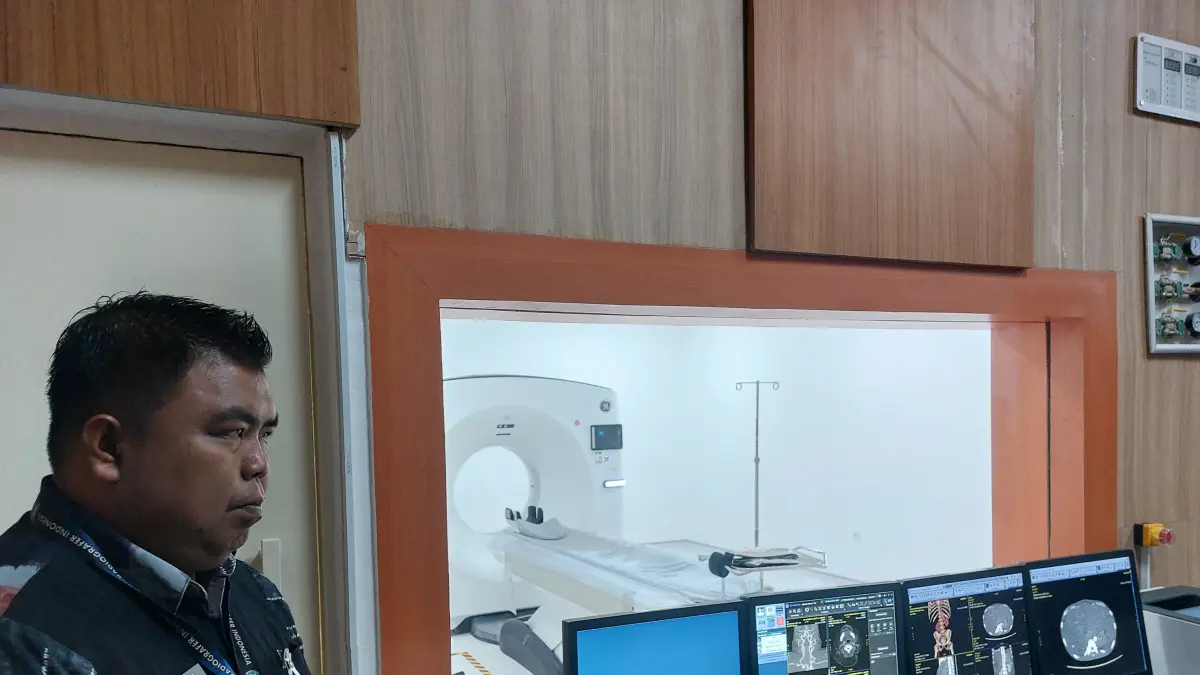 SUDAH BEROPRASI: Alat pemeriksa kesehatan MRI sudah beroprasi di RS Damanhuri Barabai. (Foto: Jamaluddin/Radar Banjarmasin).