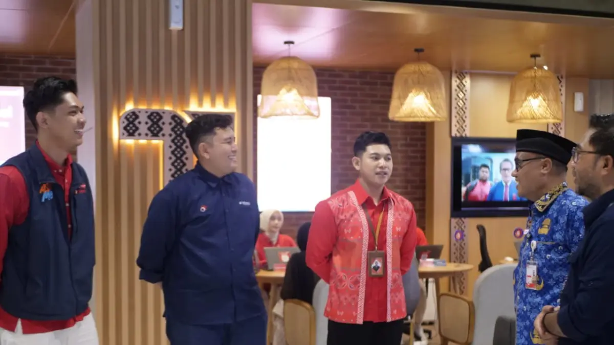 TINJAU : Peninjauan layanan di GraPARI Telkomsel Banjarmasin&nbsp;