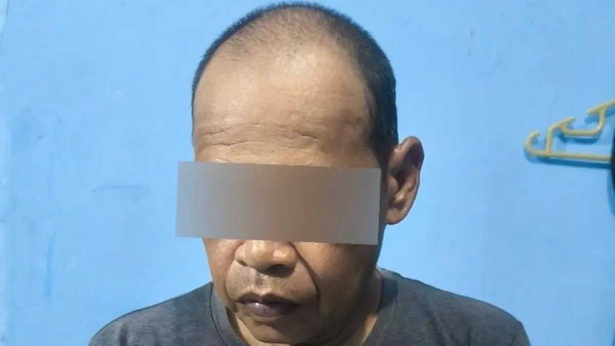 MELANGGAR: Bawa sajam, AF ditangkap dalam Operasi Sikat Intan II, Minggu (19/7/2026) dini hari. (Foto: Polres HSU)