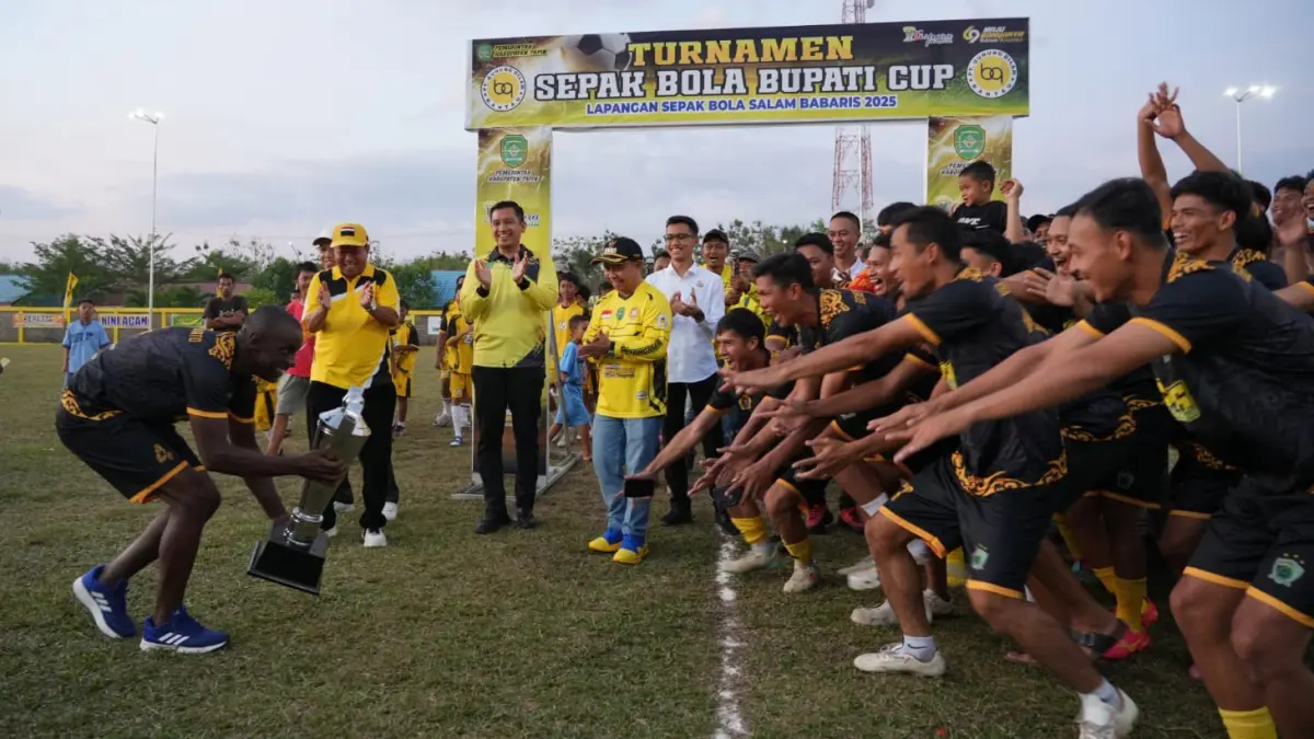 SELEBRASI: Sebanyak 26 tim akan berpartisipasi dalam kejuaraan Bupati Tapin Cup 2026.