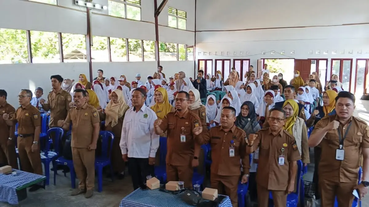 PRESTASI: Ratusan siswa di Kabupaten HST ikuti Gema Prestasi Batu Benawa 2026 di Balai Kecamatan Batu Benawa, Senin (20/7/2026).