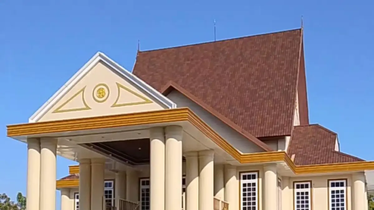 BELUM DITEMPATI: Rumah dinas Wakil Wali Kota Banjarmasin di Jalan Jenderal Sudirman masih belum ditempati.(Foto: Endang Syarifuddin/Radar Banjarmasin)