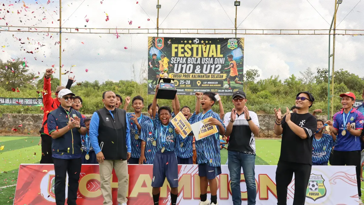 Hasil seleksi dari kejuaraan tingkat daerah tim U-10 dan U-12 di Kalsel. Mereka akan diberangkatkan pada  Festival FORSGI Nasional Piala Bela Negara 2026 di Jakarta,