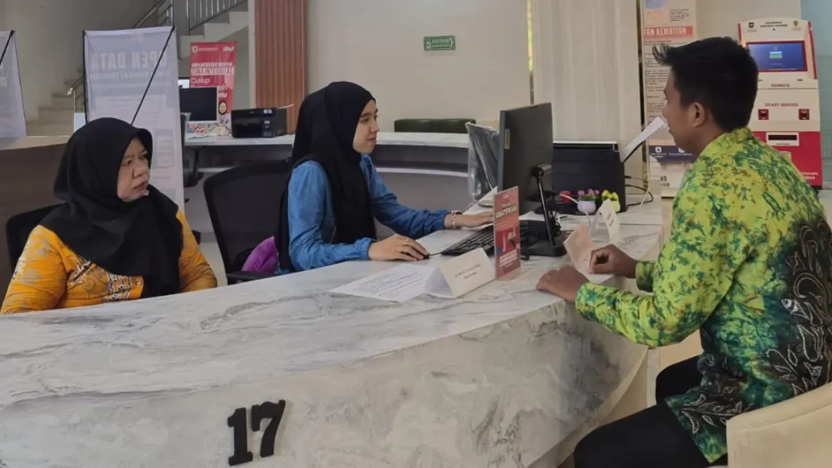 INOVASI: MPP HST siapkan layanan antrean digital untuk memudahkan pengunjung.