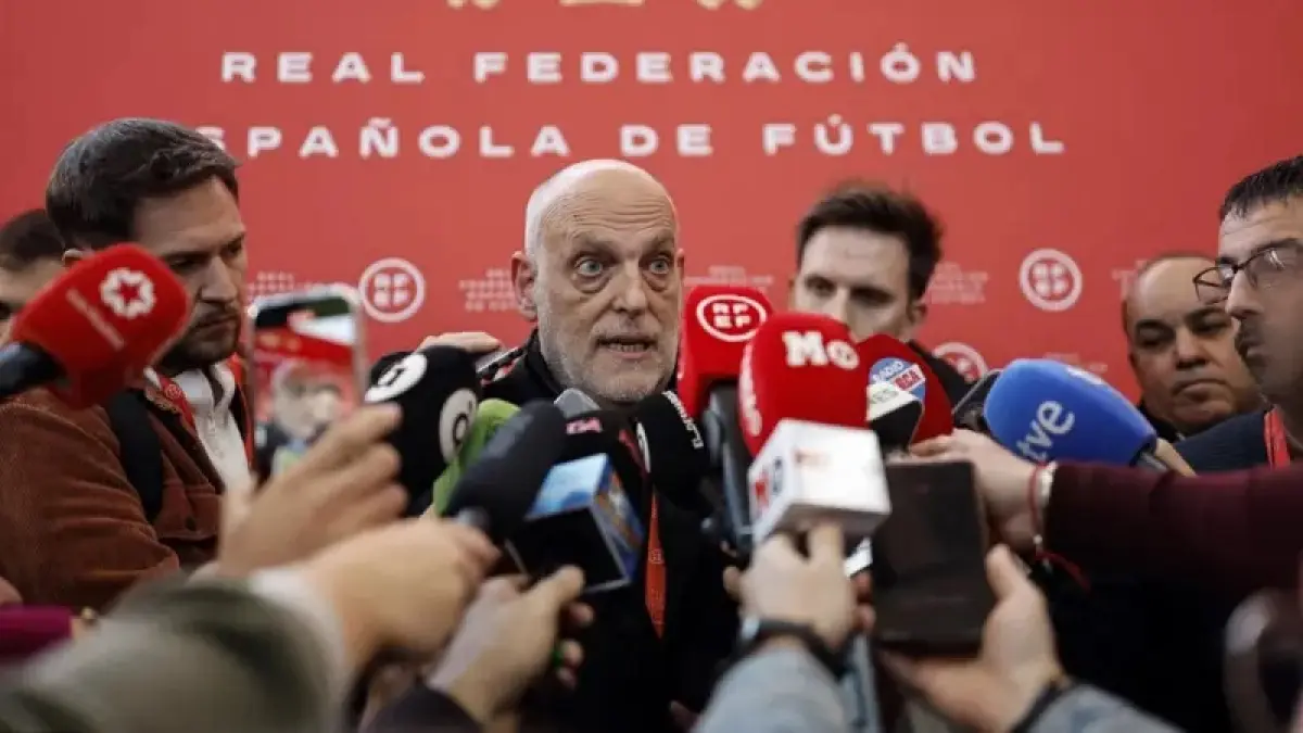 KRITIK FIFA: Presiden La Liga, Javier Tebas lontarkan kritik tajam terhadap FIFA.&nbsp;
(AFP)&nbsp;