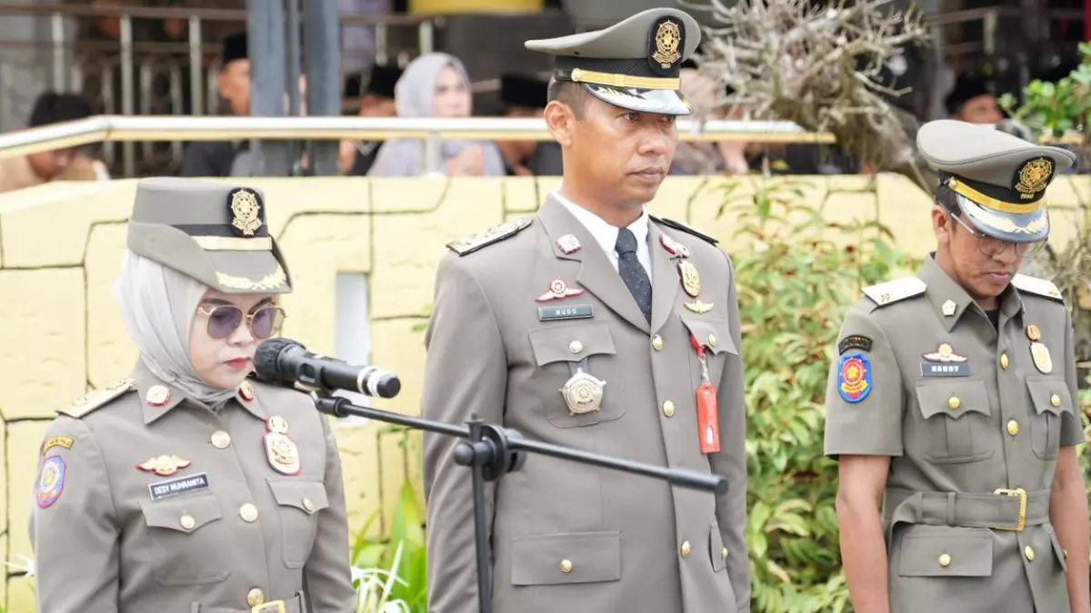 APEL GABUNGAN: Pemerintah Kabupaten Tapin bersama unsur TNI-Polri menyiapkan pengamanan berlapis untuk memastikan seluruh tahapan Pemilihan Kepala Desa (Pilkades) Serentak 2026,