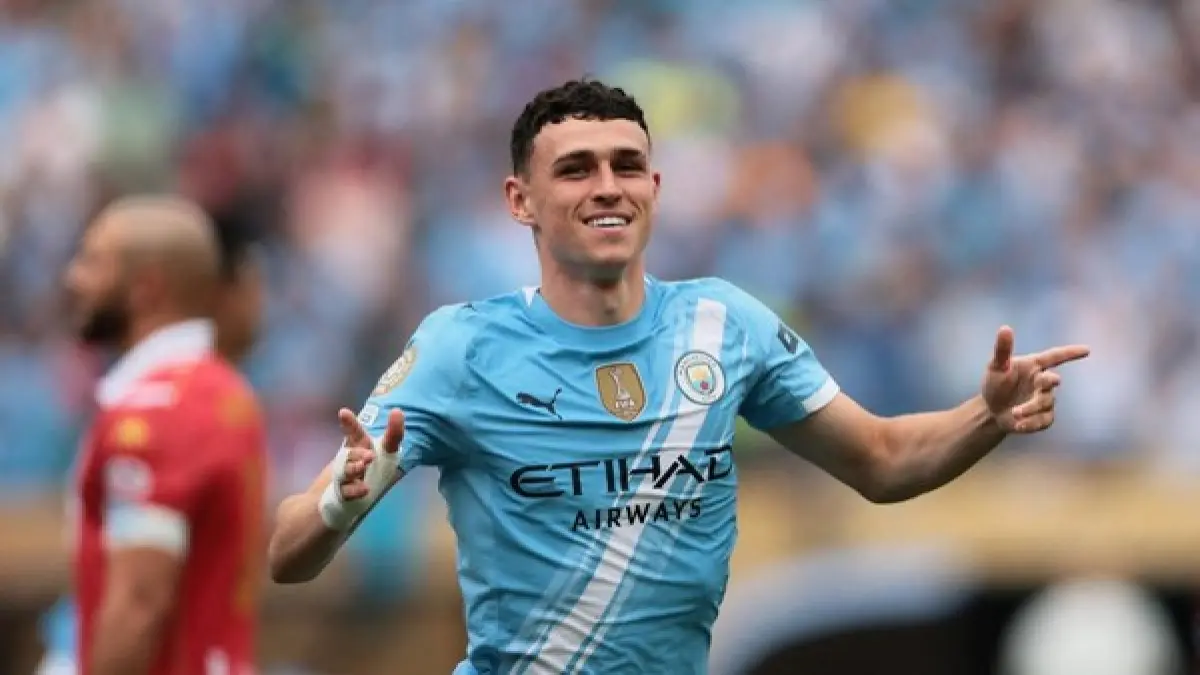 BERTAHAN: Phil Foden telah menandatangani kontrak baru untuk bertahan di Stadion Etihad.&nbsp;
(Manchester City)