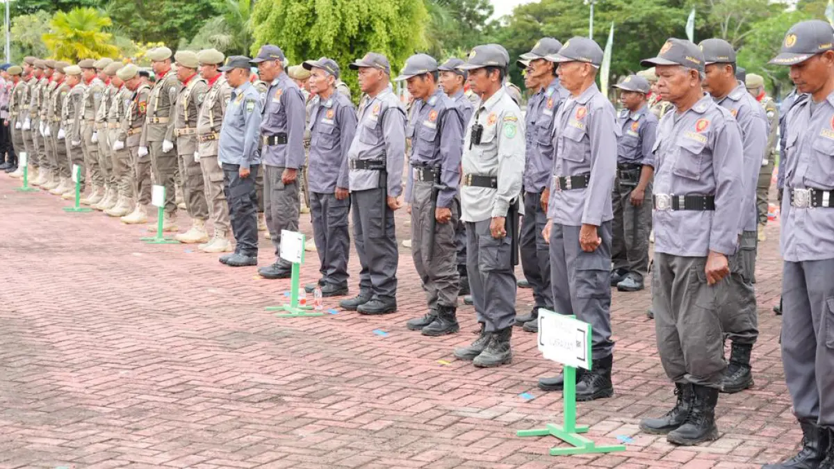 KEAMANAN: Ratusan personel gabungan akan mengamankan Pilkades 2026 di Kabupaten Tapin.