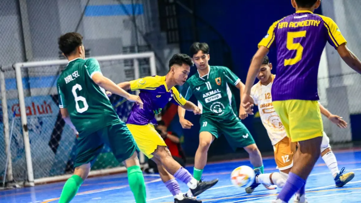 UNGGUL: HM Academy Barito Kuala memuncaki klasemen dengan enam poin dari dua pertandingan putaran pertama Nusantara Futsal League Kalimantan Selatan 2026 per update 23 Juli 2026.