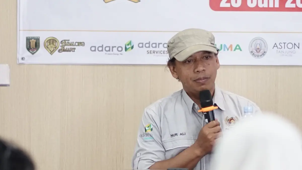 NUR ALI : Ketua PWI Tabalong terpilih pada Konfekab PWI Tabalong.

(Foto &nbsp;: Ibnu Dwi Wahyudi/ Radar Banjarmasin)