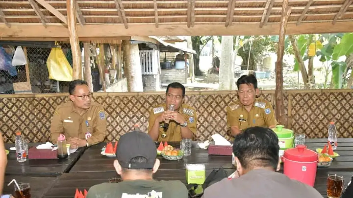 Bupati HSS, Syafrudin Noor silaturahmi bersama wartawan HSS, Selasa (28/7/2026). (PROKOPIM HSS)&nbsp;