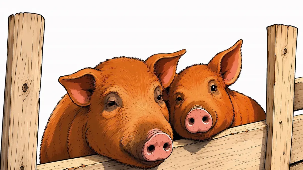Ilustrasi babi