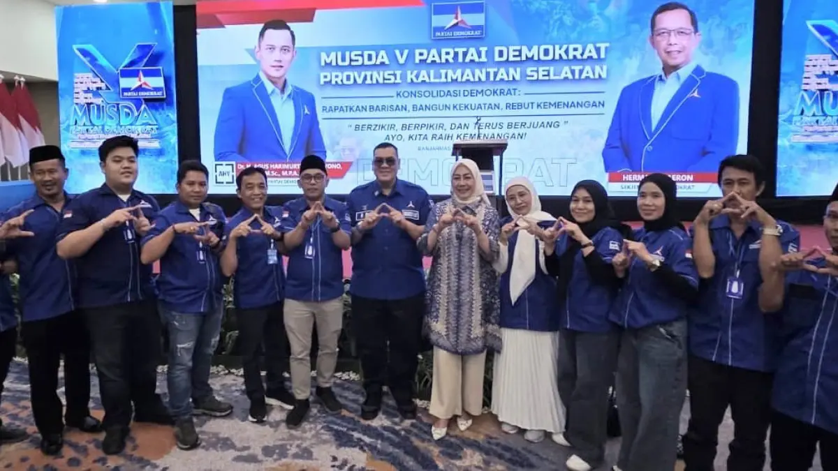 PENJARINGAN KETUA: Pengurus DPC Partai Demokrat Tanah Bumbu membuka penjaringan bakal calon Ketua DPC masa bakti 2026–2031 sebagai persiapan Musyawarah Cabang (Muscab).