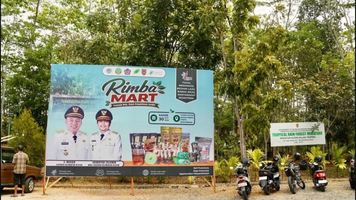 Dishut Kalsel menggelar Rimba Mart