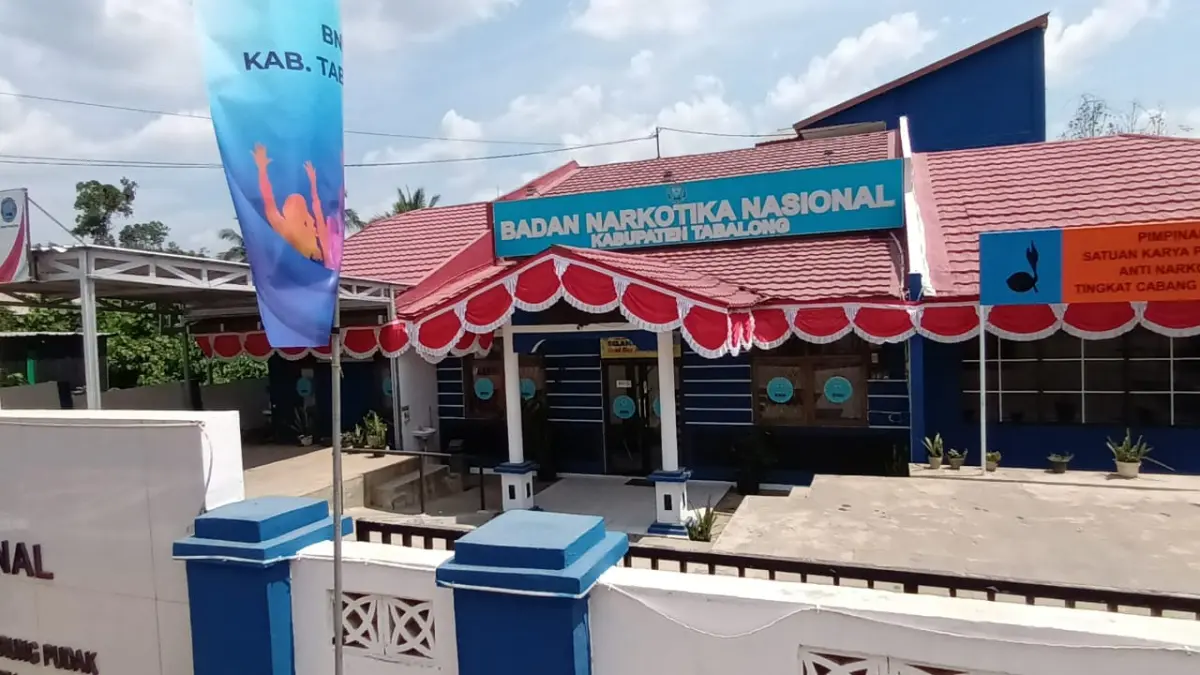 MEREHABILITASI: Kantor BNNK Tabalong yang kini merehabilitasi 25 pengguna narkoba. (Foto: Ibnu Dwi Wahyudi/Radar Banjarmasin)