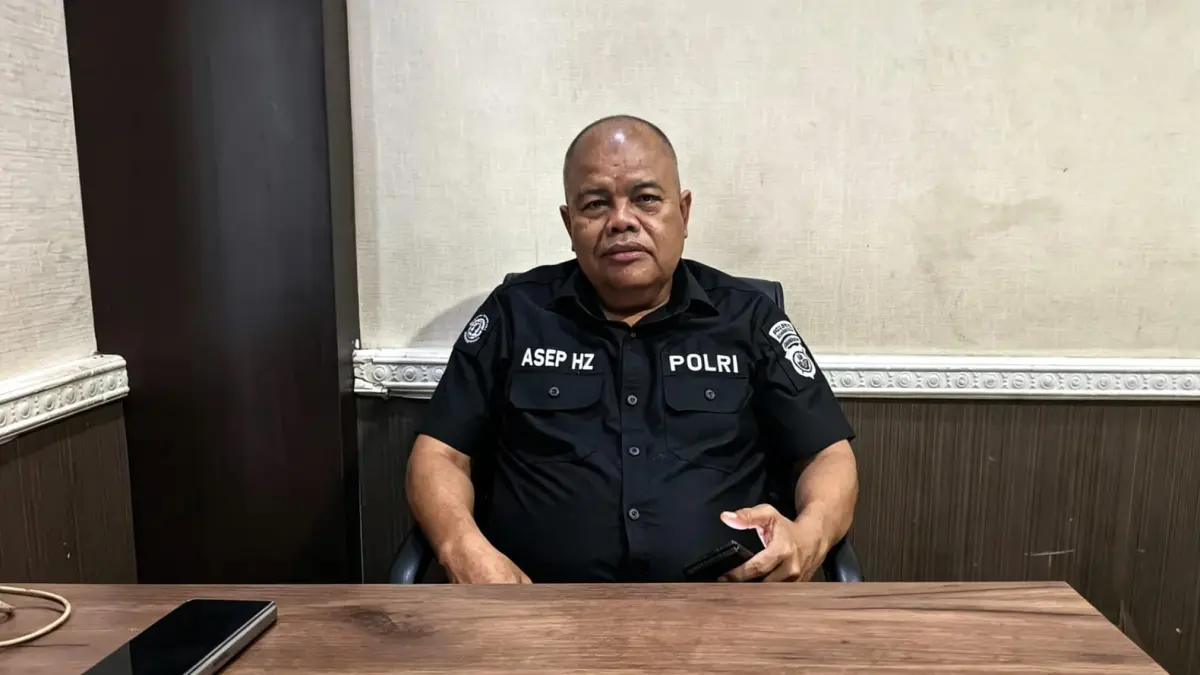 SUMBER: Ps Kasi Humas Polres HSU Iptu Asep mewakili Kapolres HSU AKBP Agus Nuryanto. (Foto: M.Akbar)&nbsp;