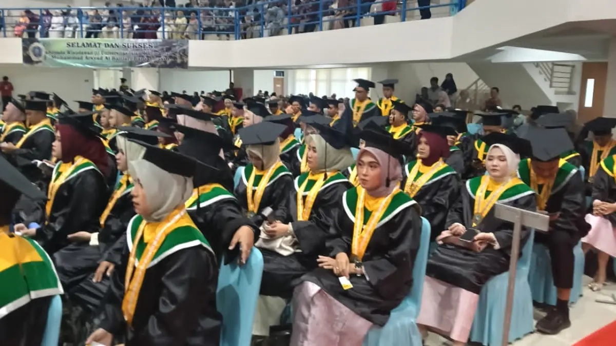WISUDA: Para sarjana yang diluluskan UNISKA disemester ganjil 2026.(Foto: Raudah Anisya/Radar Banjarmasin)&nbsp;