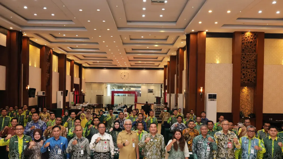 HADIR: Wabup HSU, Hero Setiawan buka kegiatan Bimtek Pemindahtanganan Barang Milik Daerah dan FGD Penghapusan Aset.(Foto: Pemkab HSU)