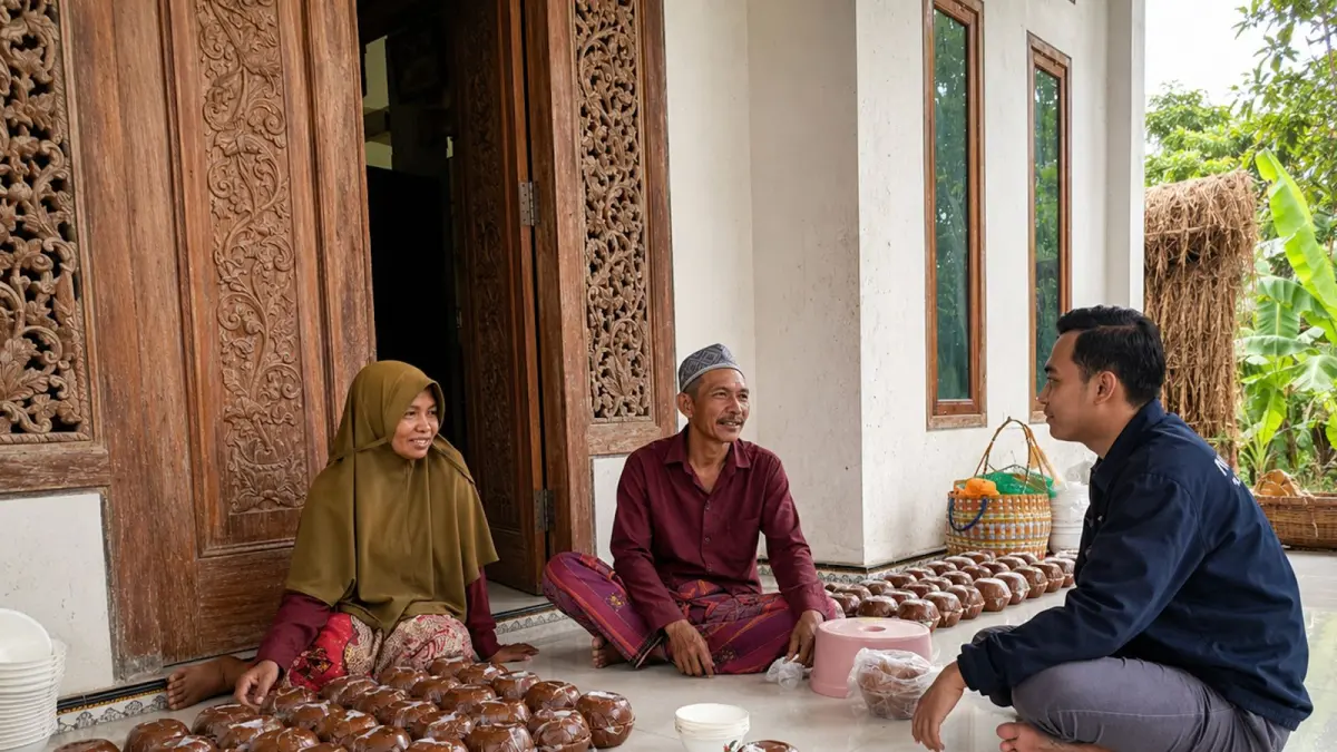 usaha gula merah khas Madura