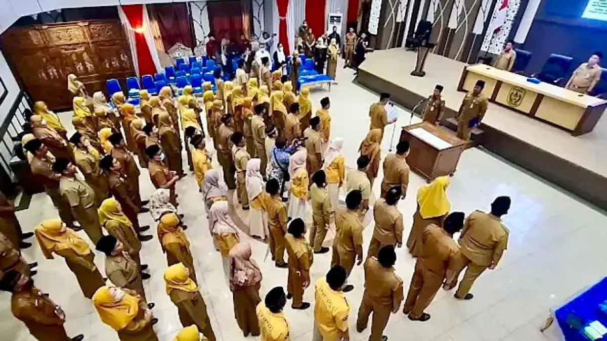 BERDIRI: Pemko Banjarmasin mengancam memangkas biaya perjalanan dinas SKPD yang gagal mencapai serapan anggaran 90 persen hingga akhir Tahun Anggaran 2026.