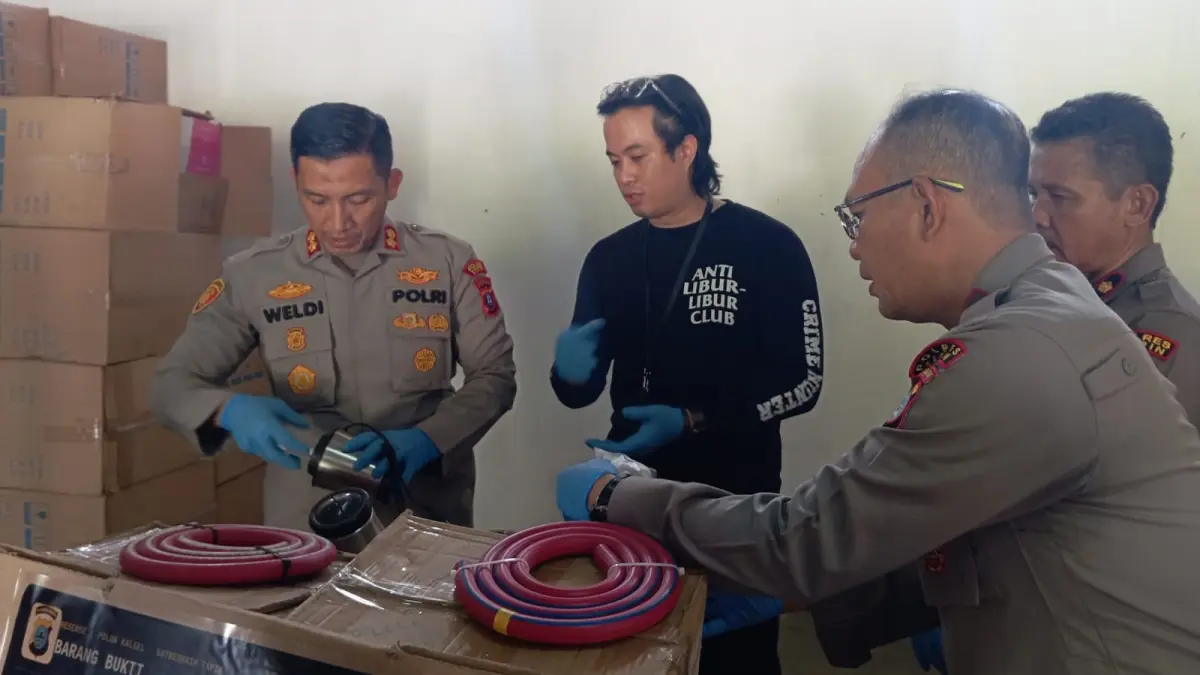 IMBAUAN: Kapolres Tapin AKBP Weldi Rozika mengimbau masyarakat yang sudah terlanjur membeli regulator, cooper maupun selang dari sindikat bermasalah.