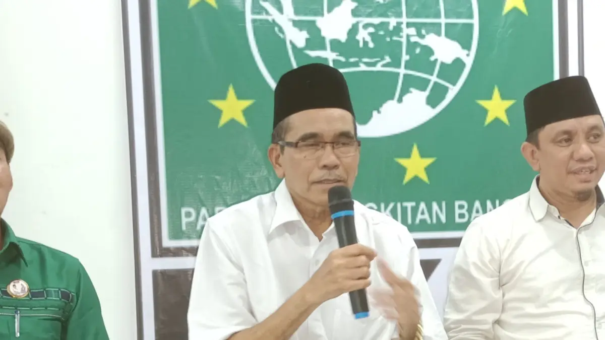 KEMBALI TERPILIH: Ketua DPC PKB Tabalong H Marlan. (Foto &nbsp;: Ibnu Dwi Wahyudi/ Radar Banjarmasin)