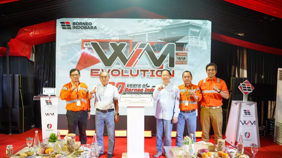 RESMI BEROPERASI: Perwakilan manajemen PT BIB mersmikan WIM Digital Hub sebagai tonggak baru transformasi operasional perusahaan.(Foto-foto: PT BIB)