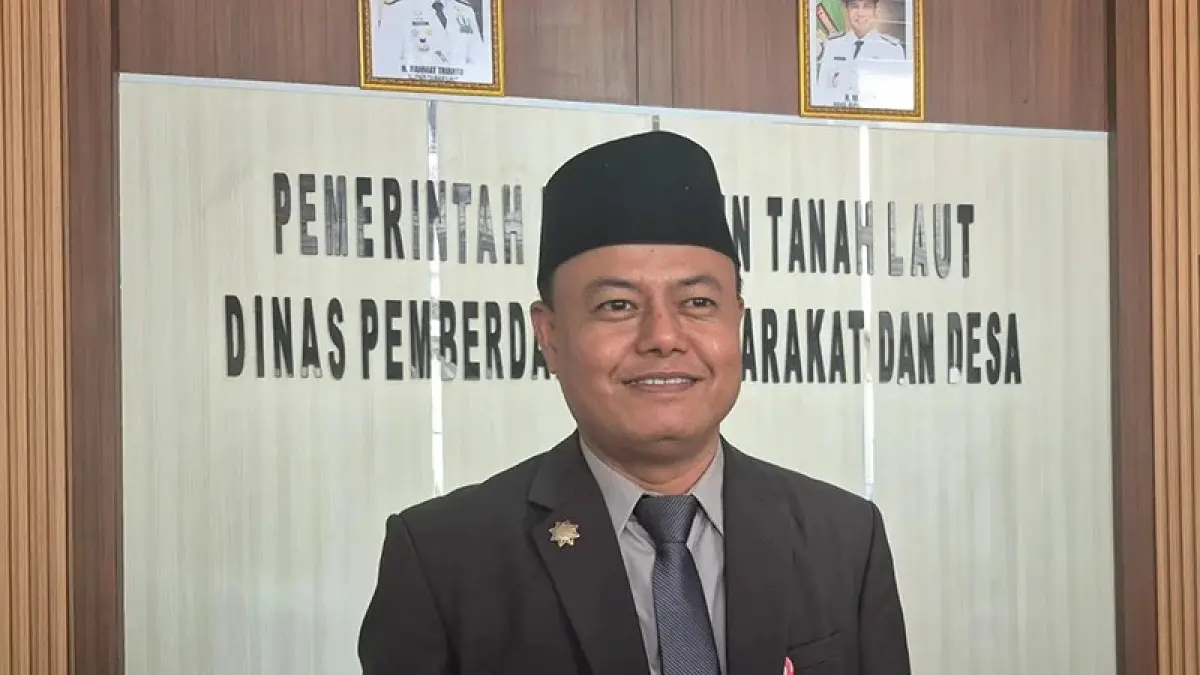 TINDAK LANJUT: Kepala Dinas PMD Tala Muhammad Syahid. (Foto : Ahmad untuk Radar Banjarmasin)