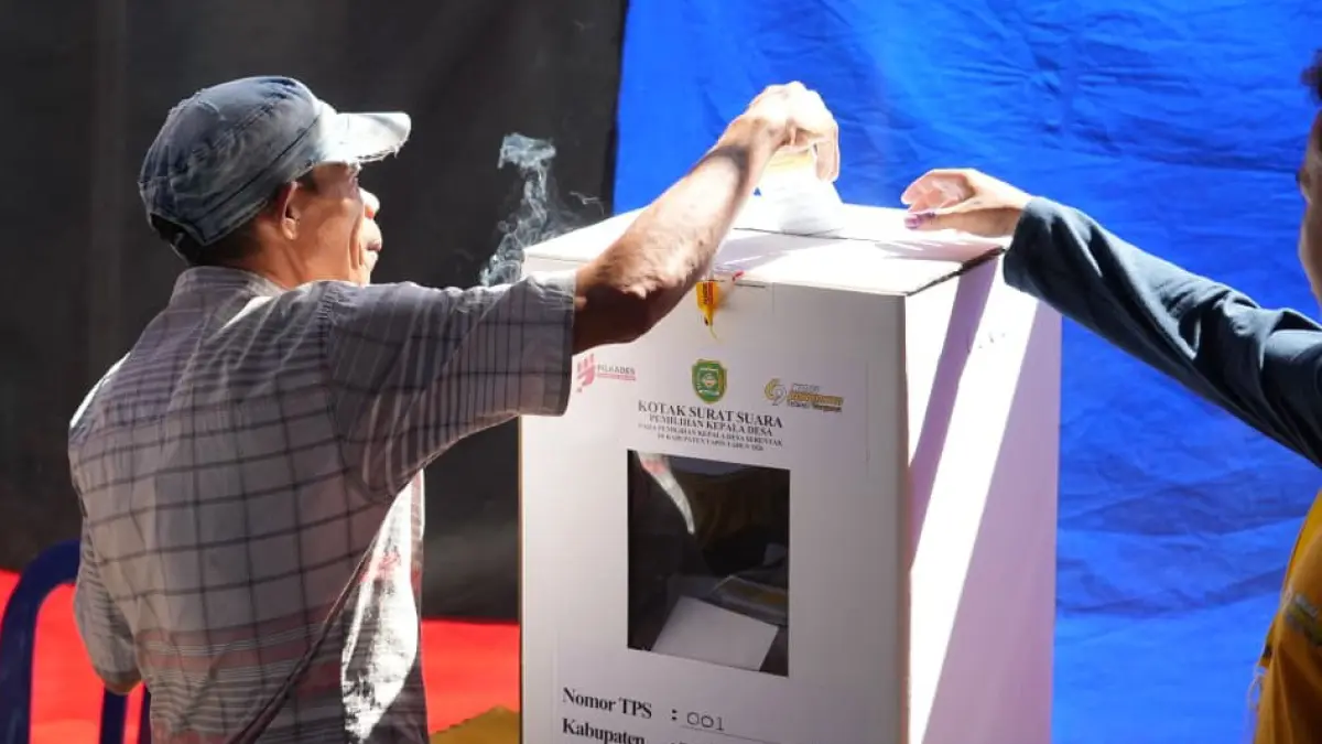 COBLOS: Dari 24 kepala desa petahana yang kembali maju di Pilkades Serentak, 13 kembali terpilih di Tapin.