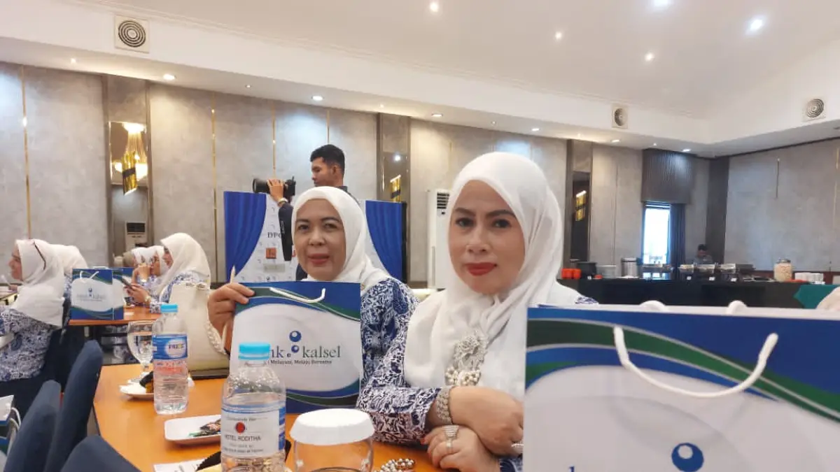 DUKUNG: Bank Kalsel ikut mendukung suksesnya Rakercab IWAPI Banjarmasin di Hotel Roditha Banjarmasin, Selasa (4/8/2026).