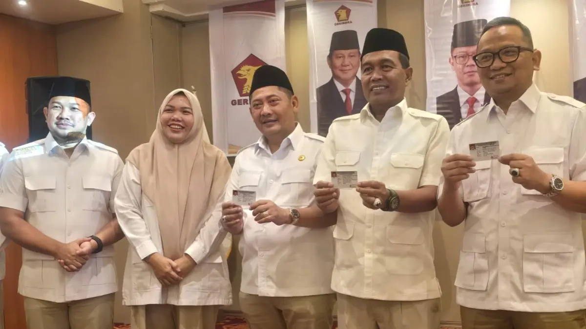 GABUNG: Para kepala daerah di HST, HSS dan Tabalong gabung Partai Gerindra.&nbsp;