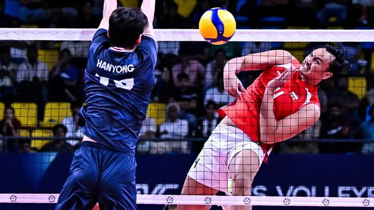 DIPANGGIL: Aksi pemain Timnas Voli Indonesia usai mengalahkan Korea Selatan 3-0 pada final AVC Men