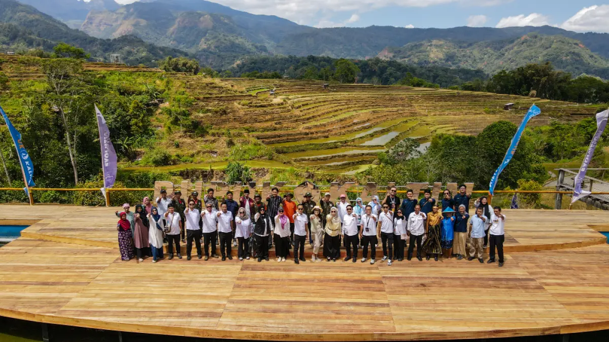 RESMI: Pupuk Kaltim resmikan kampung sawah abadi di Bulutana, Sulsel.