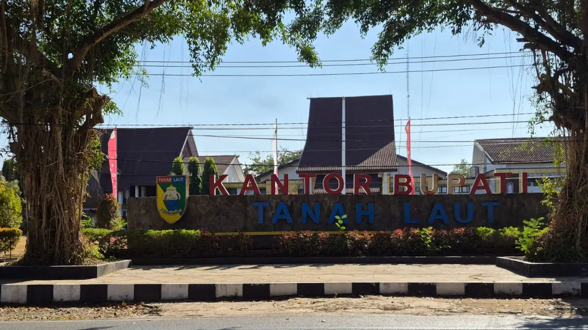 TEMPAT KERJA ASN: Kantor Bupati Tala di Jalan A Syairani Kompleks Perkantoran Pelaihari.
