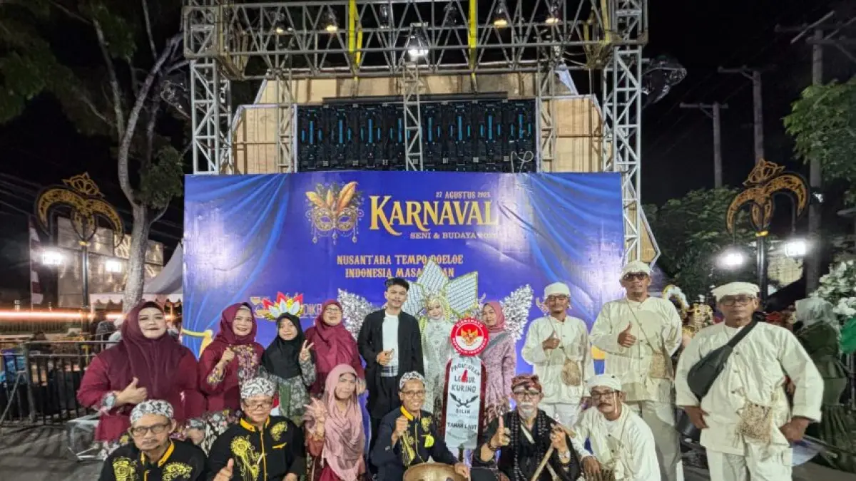 Salah satu peserta yang ikut berpartisipasi pada Tala Ethnic Carnival 2025. (Dok Radar Banjarmasin)