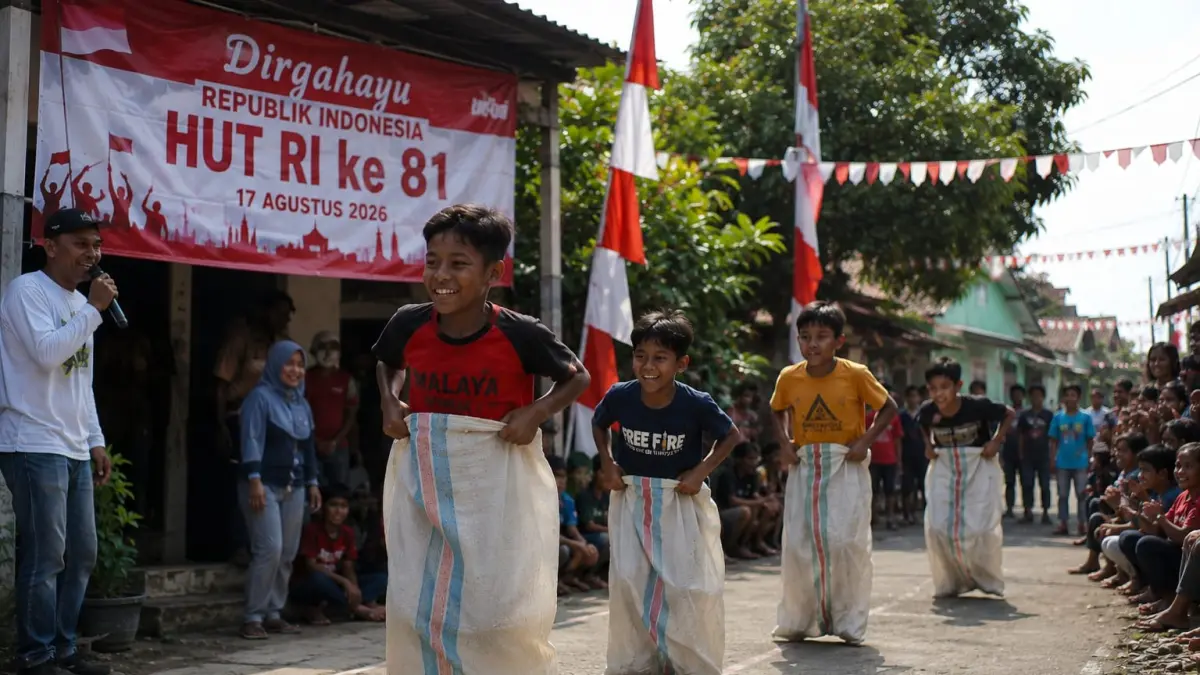 Ilustrasi lomba 17 Agustus