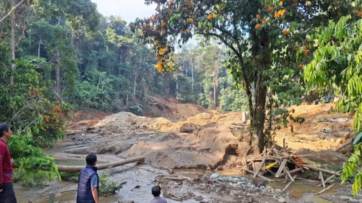 Penambangan emas ilegal