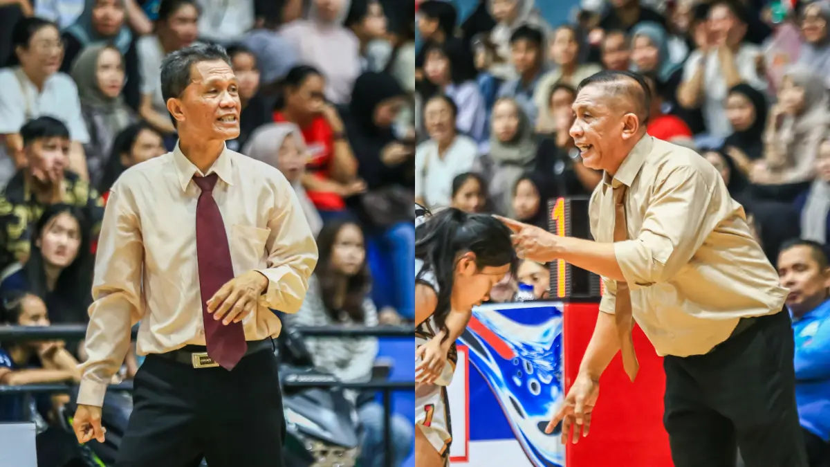 DUA SAUDARA: Michael Mikanata Dau dan Ampuh Dau sama-sama berkiprah sebagai pelatih basket dan kerap berhadapan di Honda DBL South Kalimantan. (Foto: DBL Indonesia)