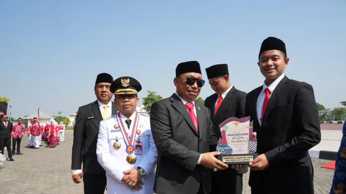Momen peringatan HUT ke-81 Kemerdekaan Republik Indonesia di Kabupaten Tapin